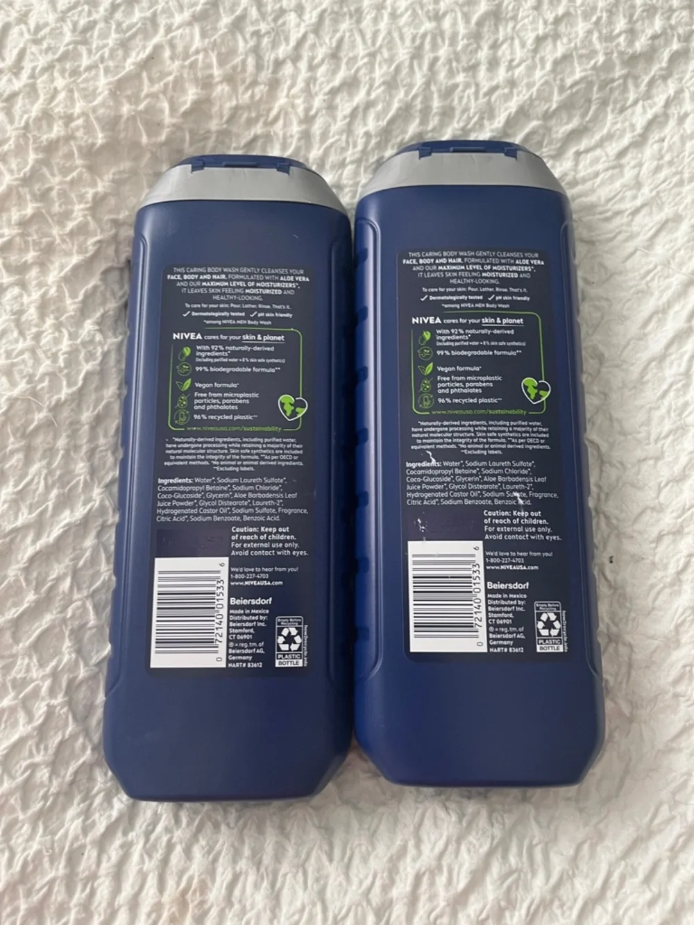 NWT Nivea Men Body Washes Maximum Hydration